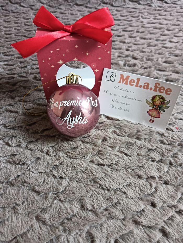 Boule de Noël personnalisé