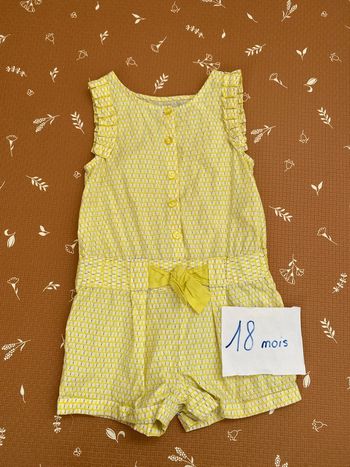 Combishort papillons 18 mois