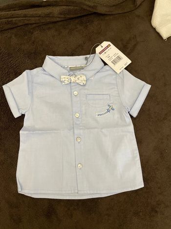 Chemise manche courte avec noeud papillon 9M