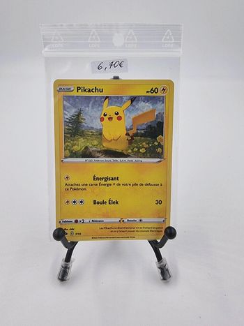 Carte Pokemon Pikachu Holographique 7/15 Promo MC Donald 2022