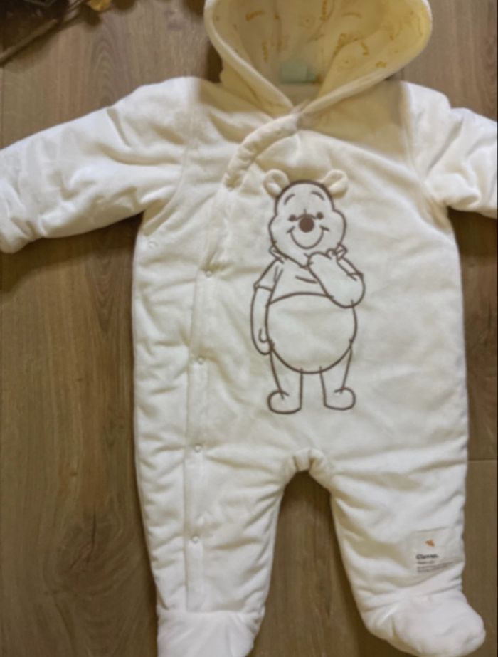 Combinaison pilote Winnie – 6 mois – chaude & toute douce 🤍 - photo numéro 3