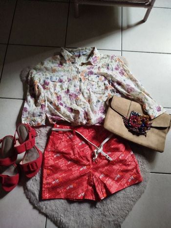 Short inscription ceinture CAMAÏEU Neuf