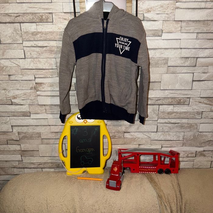 Veste zippée à capuche polaire Garçon - T3ans - Tissaia