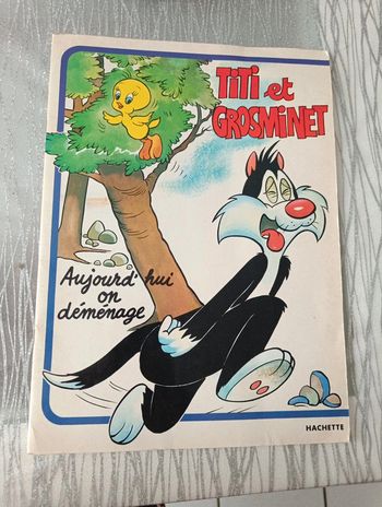 Livre enfant vintage-Titi et Grosminet-1980⭐