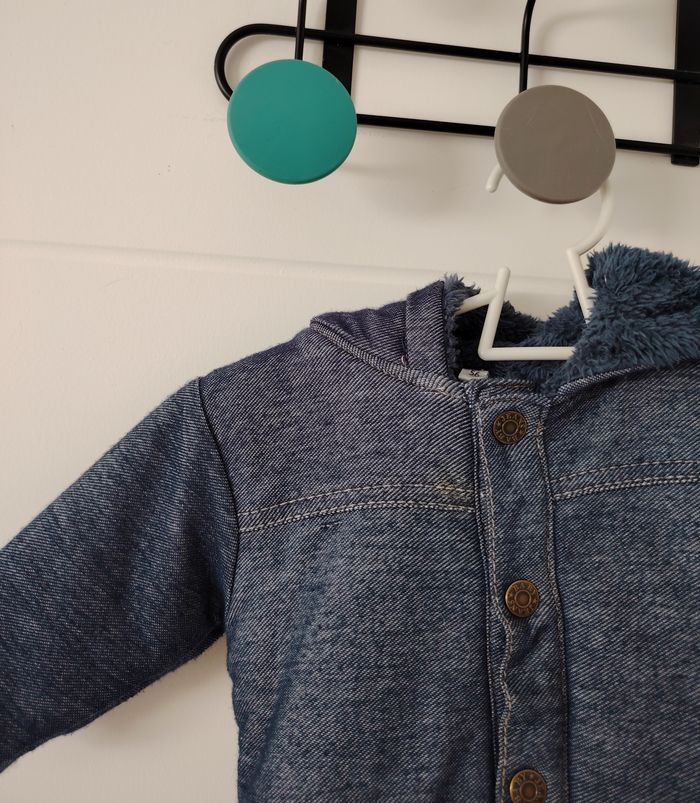 manteau à capuche - 3 mois - photo numéro 2