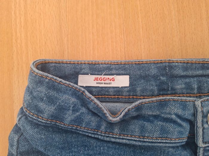 Lot 2 short en jean bleu Jennyfer femme XS 34 - photo numéro 7
