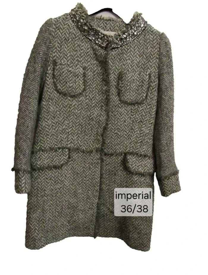 manteau pardessus en 30% laine   marque impérial taille indiquée S = 36/38