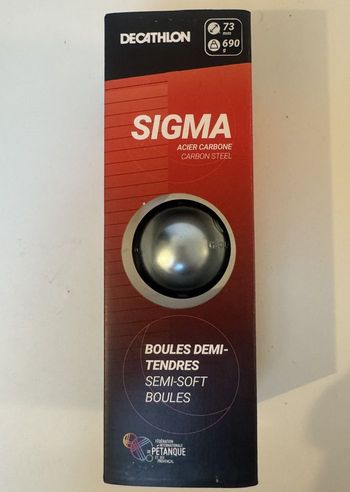 GEOLOGIC _3 boules de pétanque compétition demi tendres SIGMA