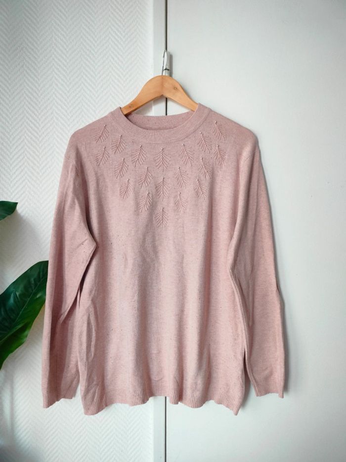 Pull rose Perles 46/48 - photo numéro 2