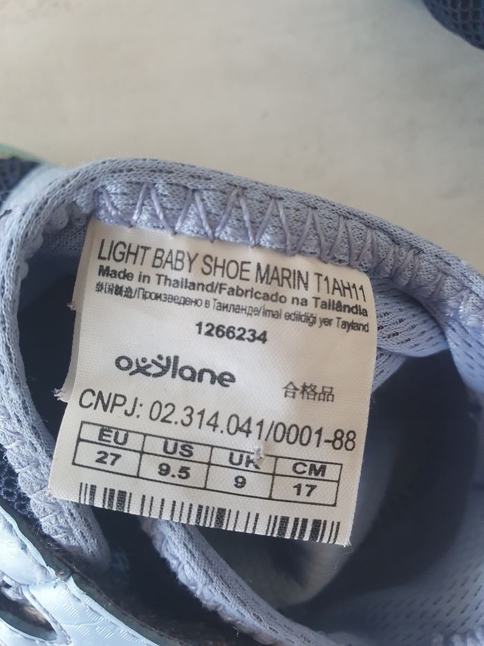 P 27 chausson gym Light baby shoe marin chaussure d'eau Oxylane - photo numéro 4