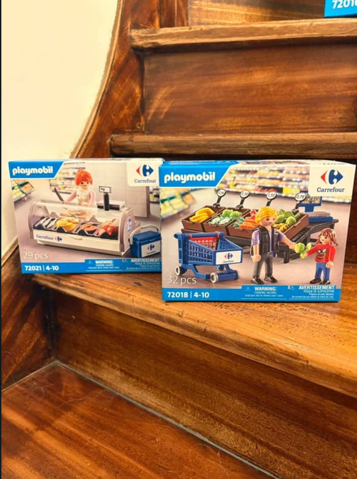 Lot Playmobil Le primeur et comptoir frais - Idée cadeau Noel