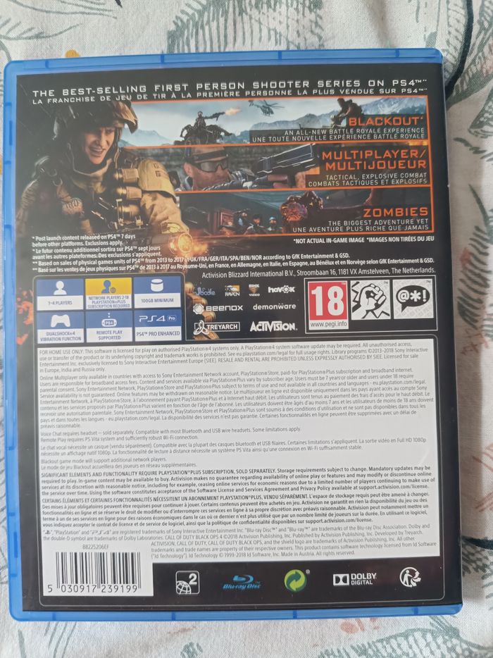 Jeu call of duty (black ops) - photo numéro 2