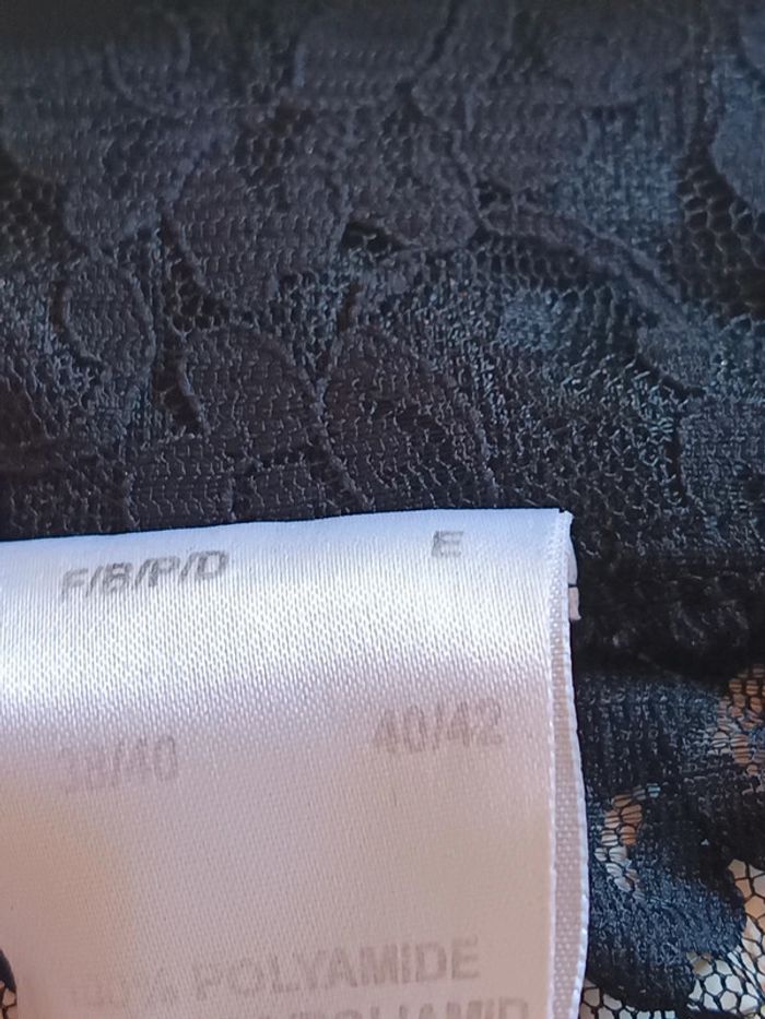 💎Chemise femme sexy raffiné noir dentelle t L 40 - photo numéro 3