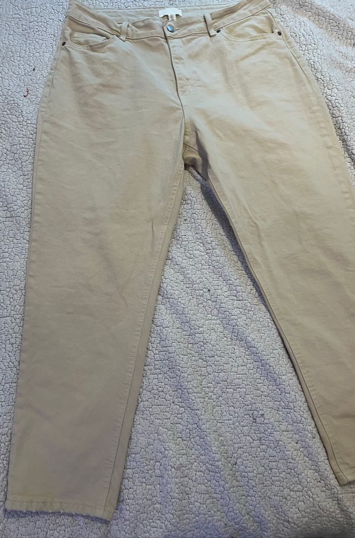 Jean femme H&M beige - photo numéro 2