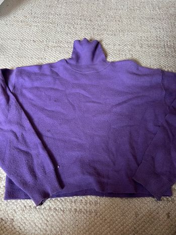 Pull col roule taille m