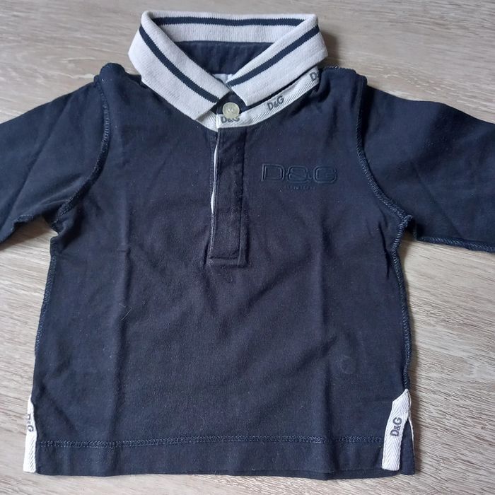 Lot de 2 hauts D&G garçon 3 /6 mois - photo numéro 4