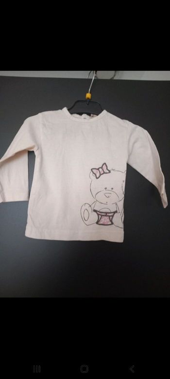 Tshirt manches longues fille 6mois