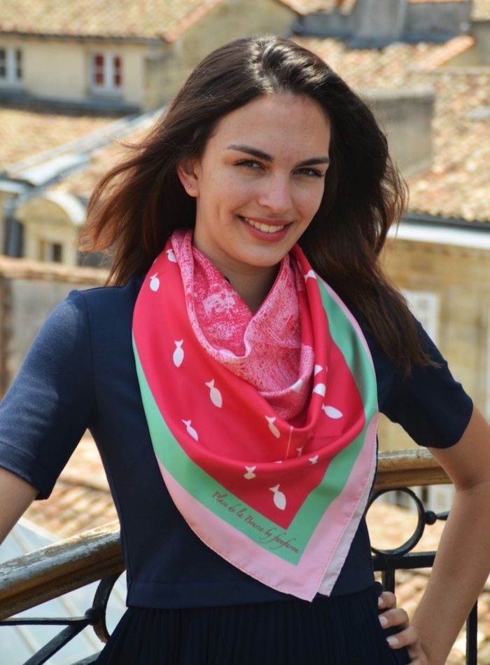 Grand Carré de soie Fanfaron