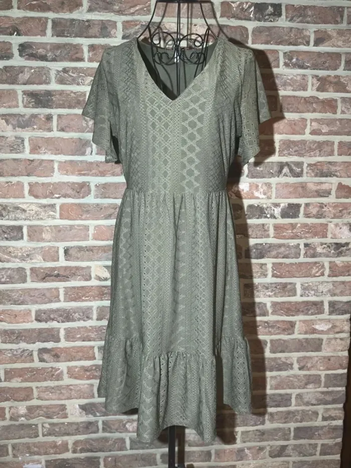 Robe Only kaki Taille S élégante et doublée - photo numéro 2