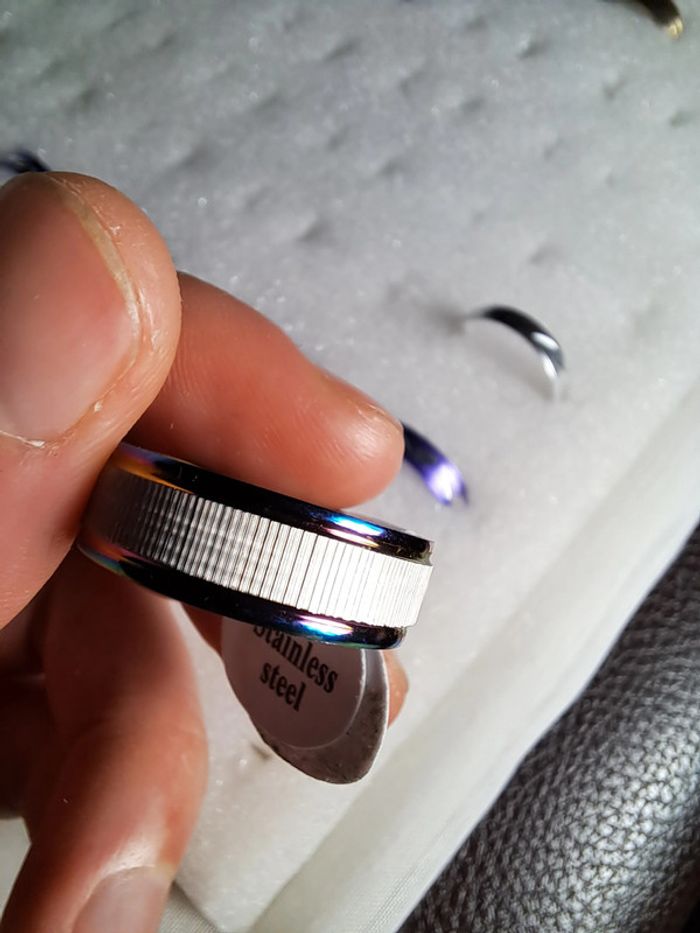 Bague acier inoxydable Granuleuse - photo numéro 4