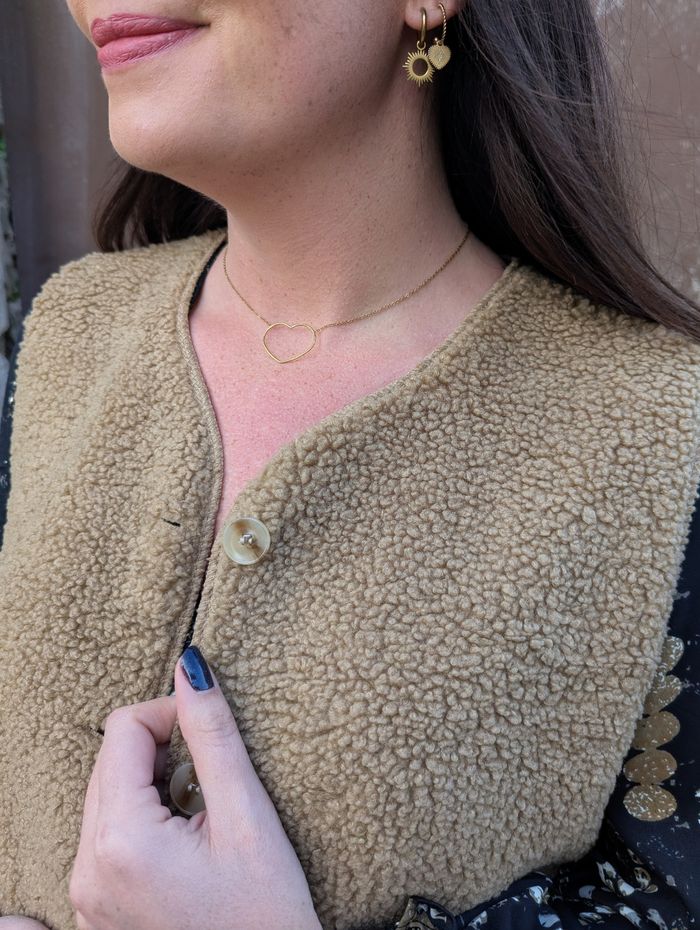 Gilet sans manche Quimper moumoute camel
Taille unique - photo numéro 4