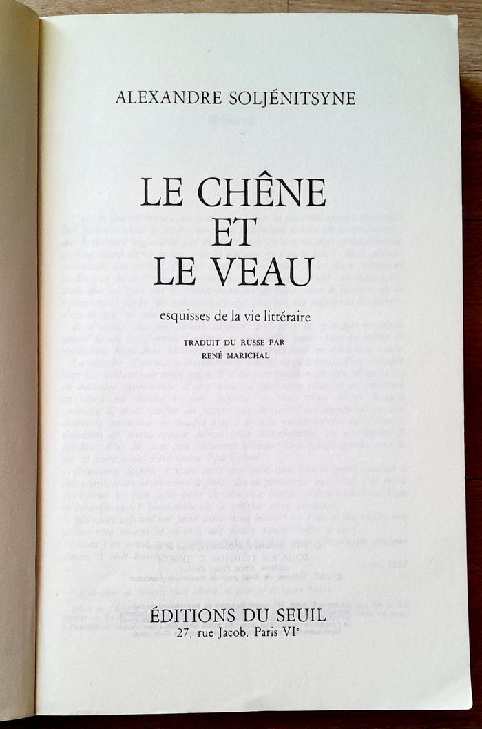 Soljénitsyne - le chêne et le veau (politique et société) - photo numéro 5