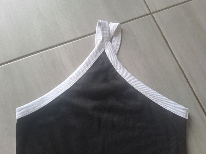 Débardeur original noir blanc Pimkie Taille M - photo numéro 9