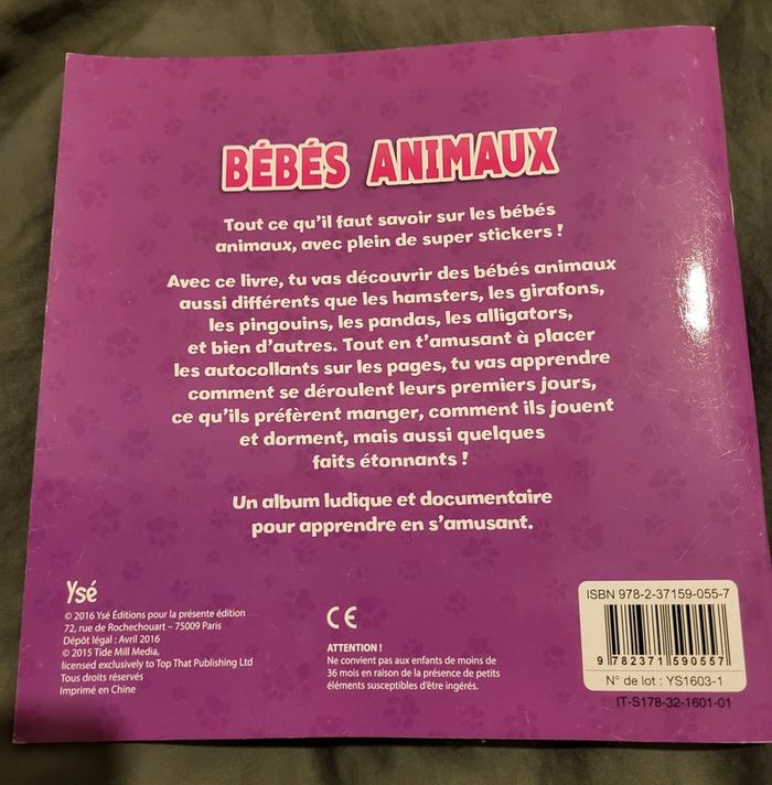 J'apprends en m'amusant Bébés Animaux - photo numéro 2