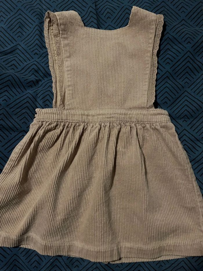 Robe vieux rose en velours - photo numéro 3