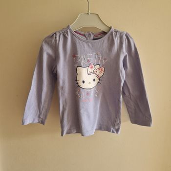 2/3 ans haut manches longues lila