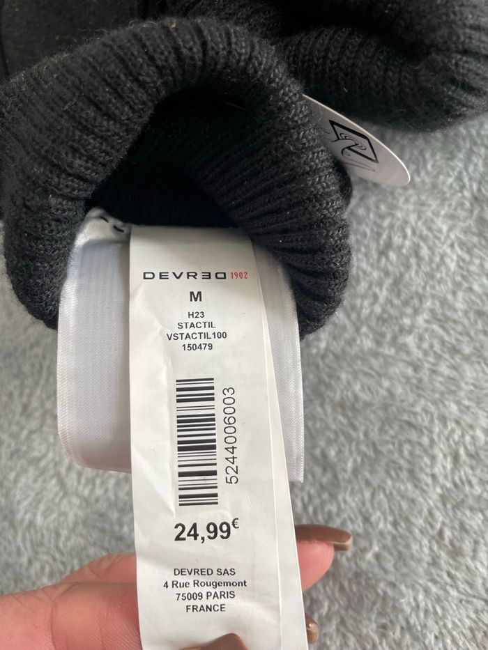Gant noir tactile Homme - Devred Taille M - neuf - photo numéro 4