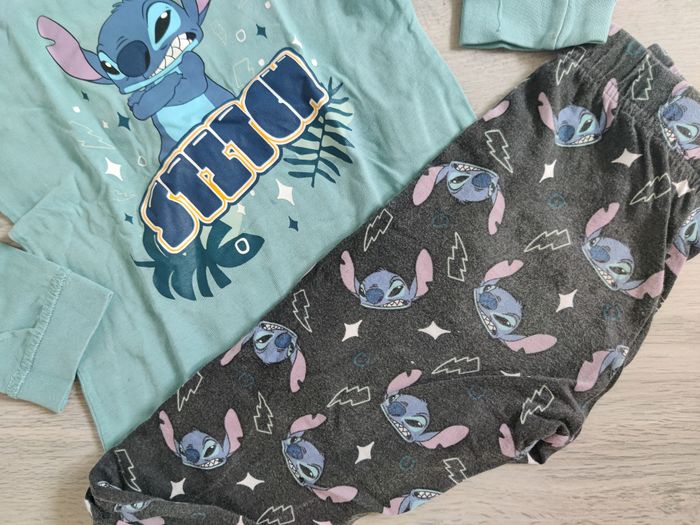 Pyjama coton mixte Disney Stitch Taille 4 ans - photo numéro 3