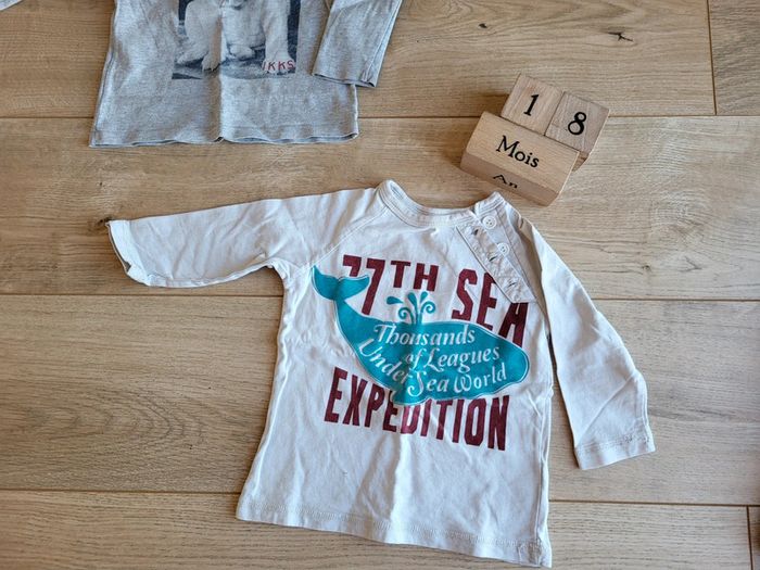 Lot tshirts manches longues bébé garçon petits prix - photo numéro 7
