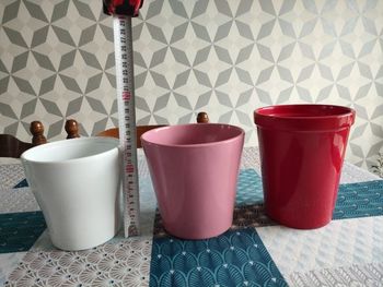 Lot de 3 pots de fleurs