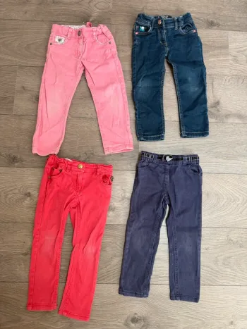 4 pantalons jean sergent major 2 ans