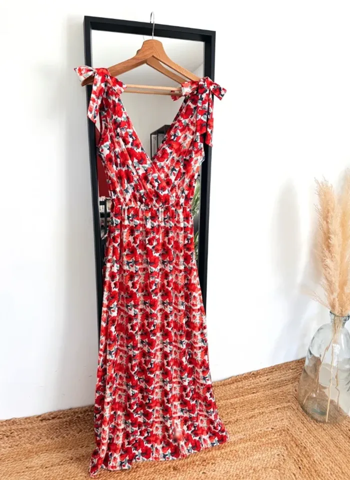 Robe longue fleurie - TU