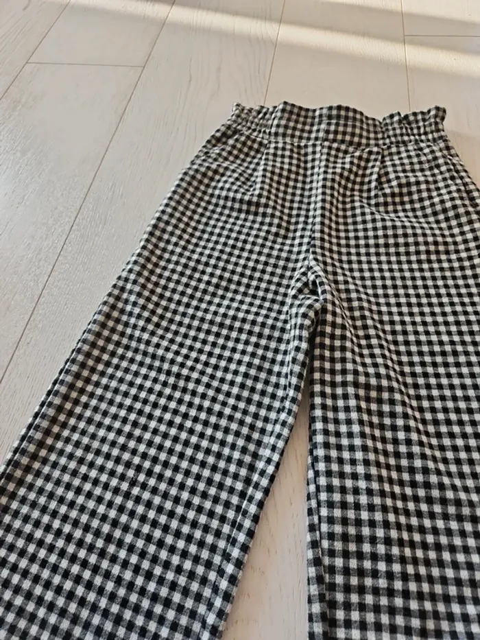 Pantalon large à carreaux - photo numéro 2