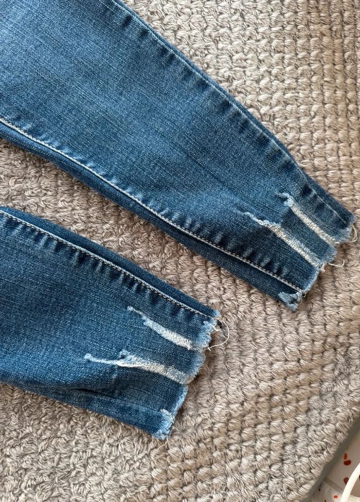 Jean slim bleu taille haute (36) - photo numéro 3
