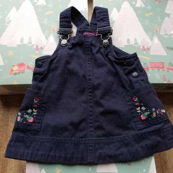 Robe salopette sergent major 12 mois