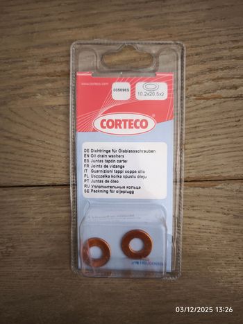 2 Joints de vidange voiture