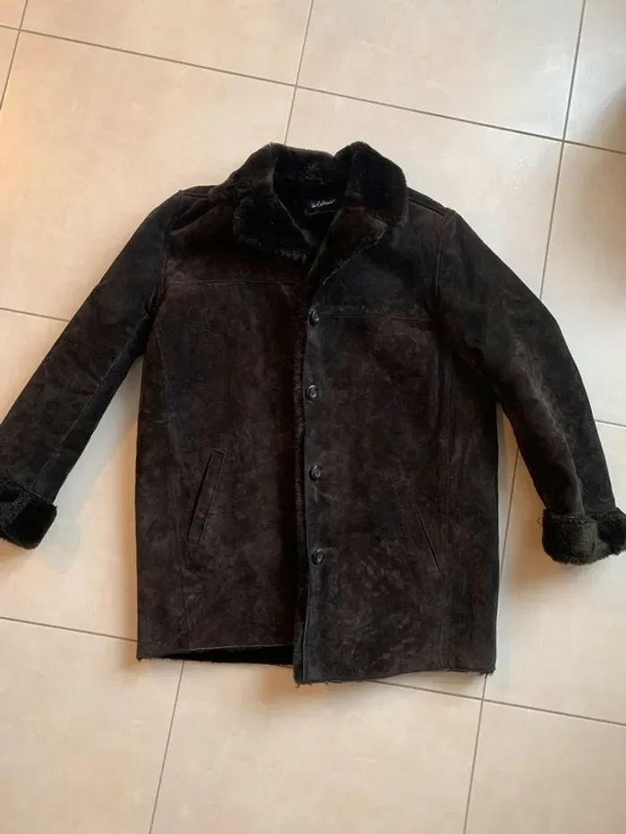 Manteau en cuir marron femme In extenso - photo numéro 4