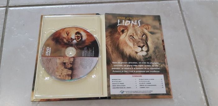 DVD animalier Vivre avec les lions