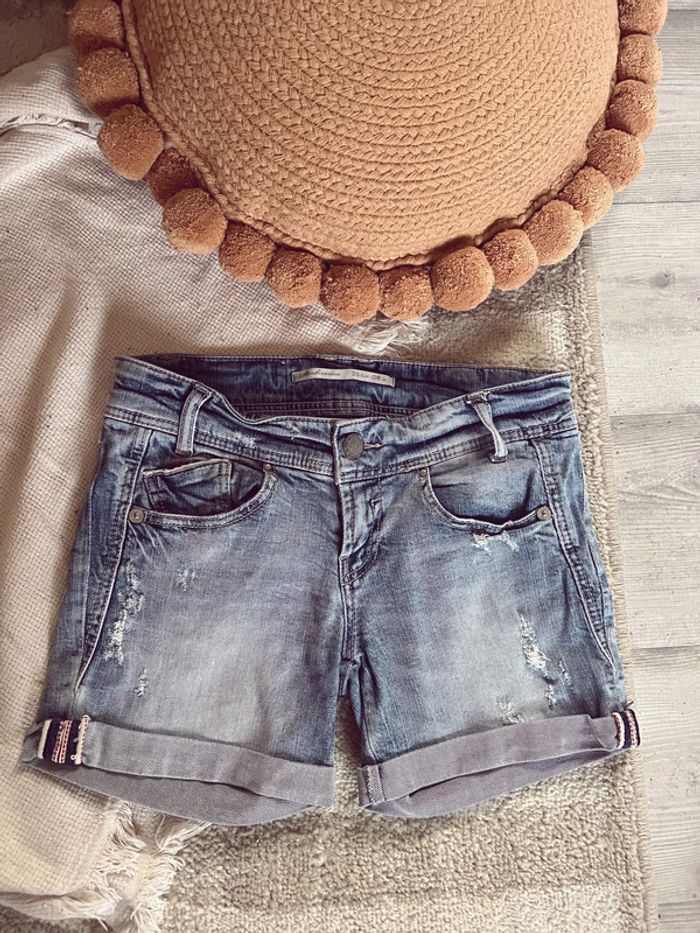 Short en jean femme stradivarius
