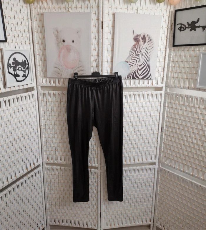 💕Joli legging noir satiné femme TL / 40 urban by venco💕