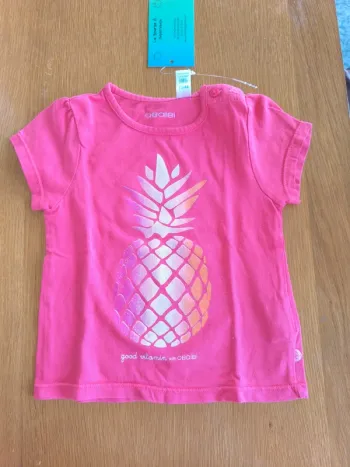 318340 tee-shirt MC rose fille 12 mois obaidi