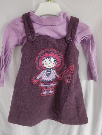 Ensemble robe t-shirt  2 ans