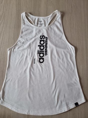 Debardeur blanc Adidas Taille S