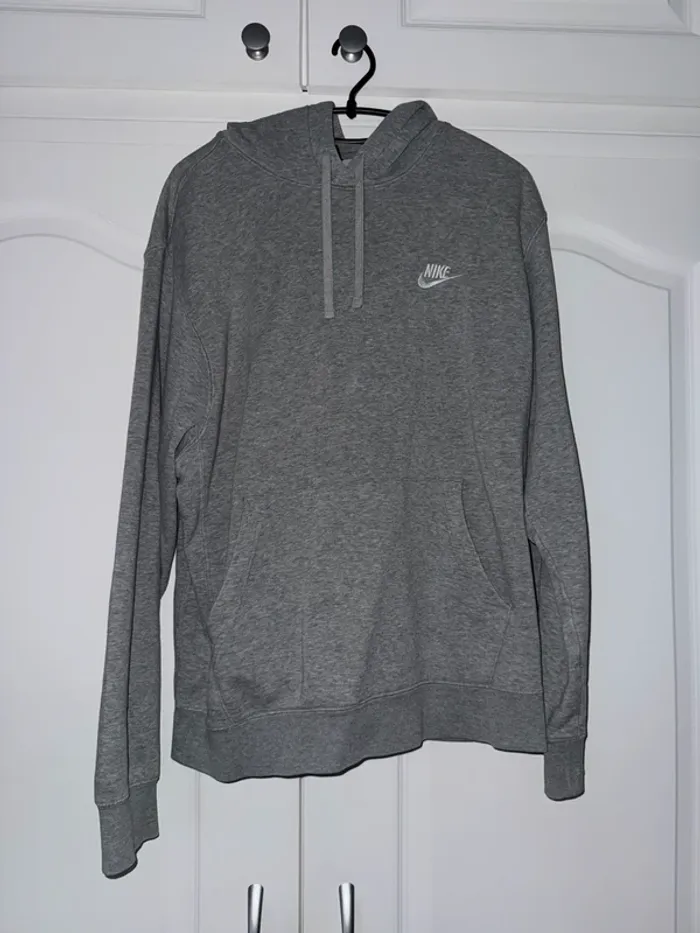 Sweat à capuche gris clair Nike