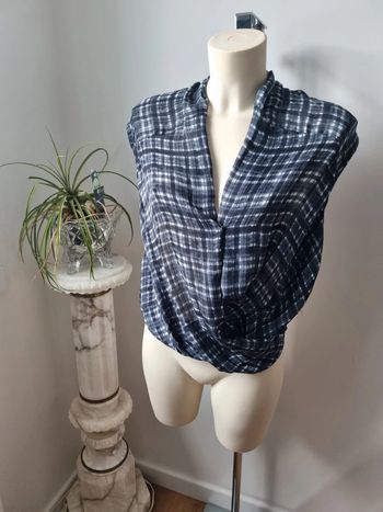 Blouse cache cœur Mango