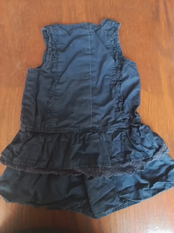 Robe bleue foncée Gémo 18mois 80cm - photo numéro 2